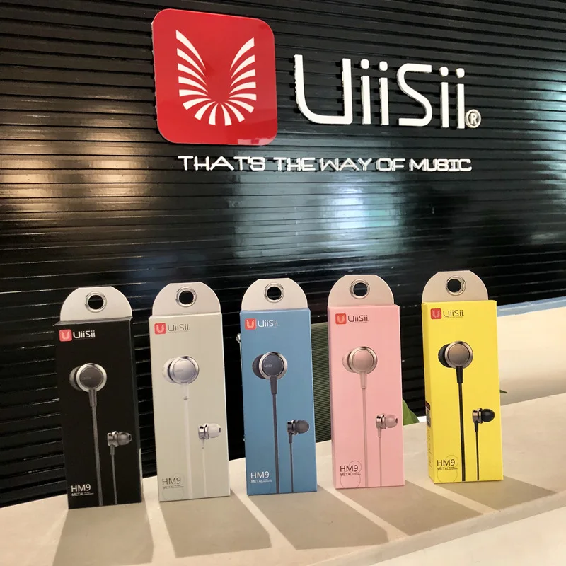 Шумоподавляющие наушники UiiSii Hi Fi вкладыши с усиленными басами и функцией