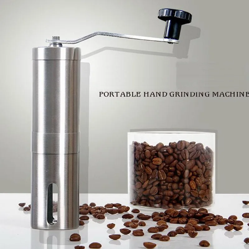 

Portable stainless steel salt grinder kitchen metal hand mini pepper grinder