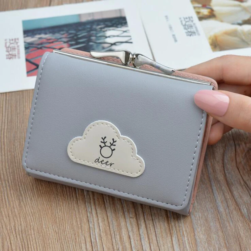 New Mini Wallet Brand Designer Hasp Fold Coin Purse Money Bag High Quality Card Holder Women Wallets PU Leather | Багаж и сумки
