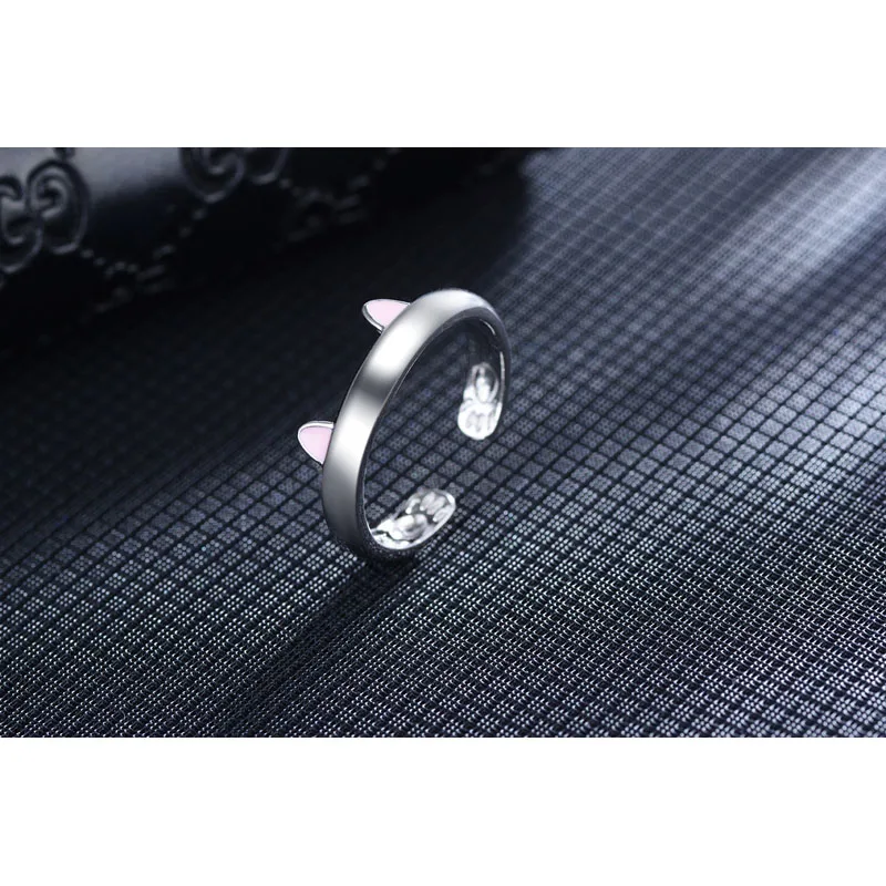 Женские кольца с котом Pretty модные украшения для вечеринок и 2 вида цветов милый