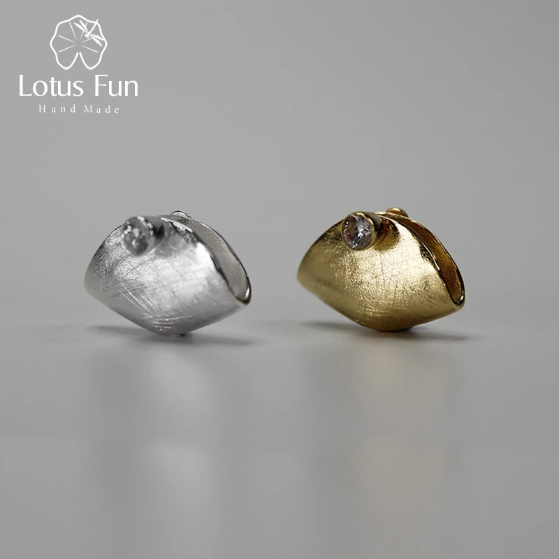 Lotus весело Настоящее стерлингового серебра 925 природных циркония ручной работы Ювелирные украшения Творческий Сумочка Дизайн педант без Цепочки и ожерелья Brinco