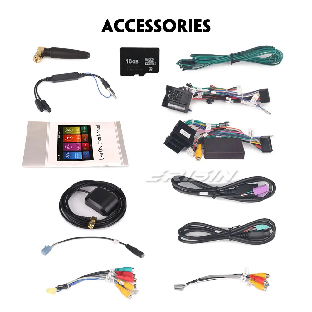 Erisin ES2992B 9 &quotАвтомобильный мультимедийный плеер авто радио Android 0 DAB + DVR OBD GPS для