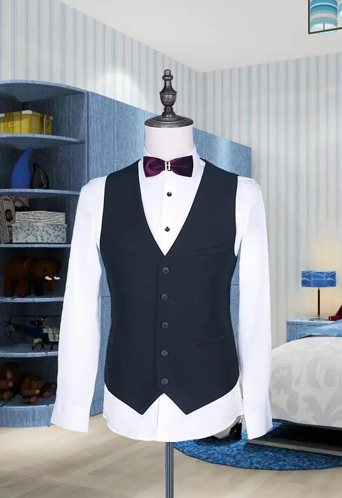 2018 новый черный пиджак жениха костюмы Slim Fit мужские свадебное платье для