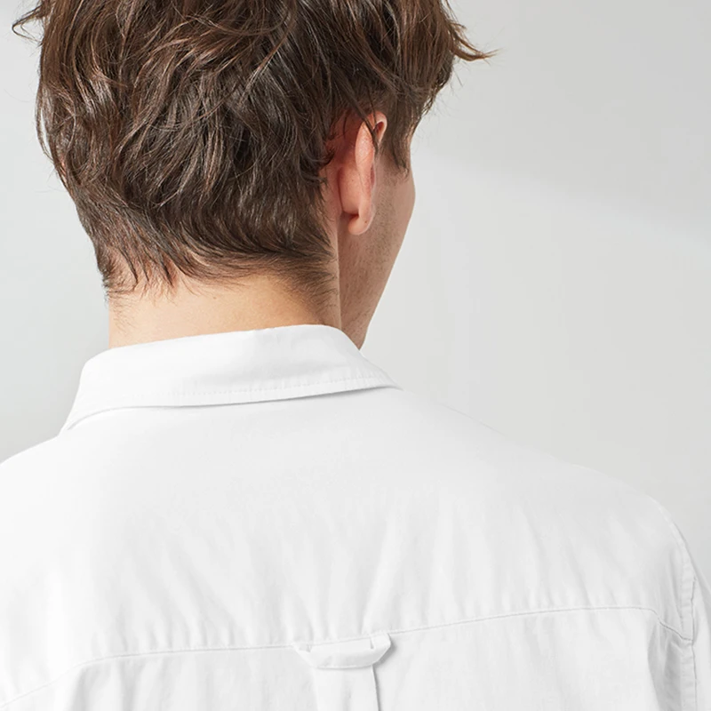 

MARKLESS Mens Long Sleeve Solid Casual/Dress Shirts Loose Fashion Spring Autumn Shirts CSA9505M