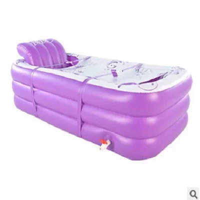 style4 Folding Inflatable Bathtub Adult Bath Home Thickening Insulation Steaming Sauna Spa Body Reclining Heating Artifact - Цвет: style4