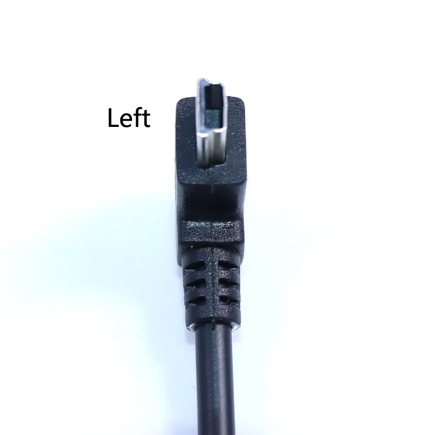 Юйси USB 2,0 мама к мини-usb B Тип 5pin 90 градусов вверх и вниз и влево и вправо Угловой Мужской кабель для передачи данных