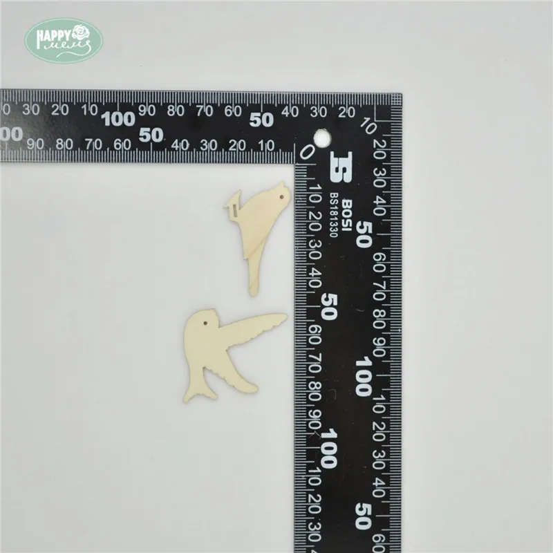 Happymems деревянные птицы 24 шт./лот из натуральной древесины сосны формы DIY Ремесло