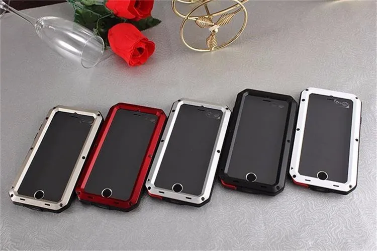 Для iPhone 4 5 5c 6 7 plus роскошный Doom Броня Высокая защита Водонепроницаемый чехол для