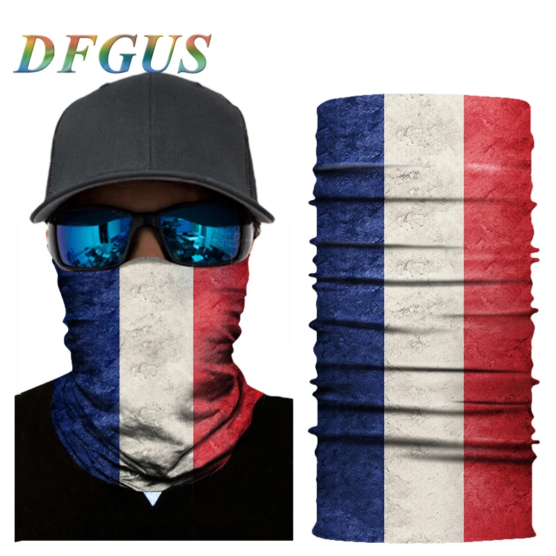 

National flag Seamless Magic Balaclava Face Mask Motorcycle Skiing Riding Scarf Neck Shield Anti-UV Men Sun Warmer Headgear