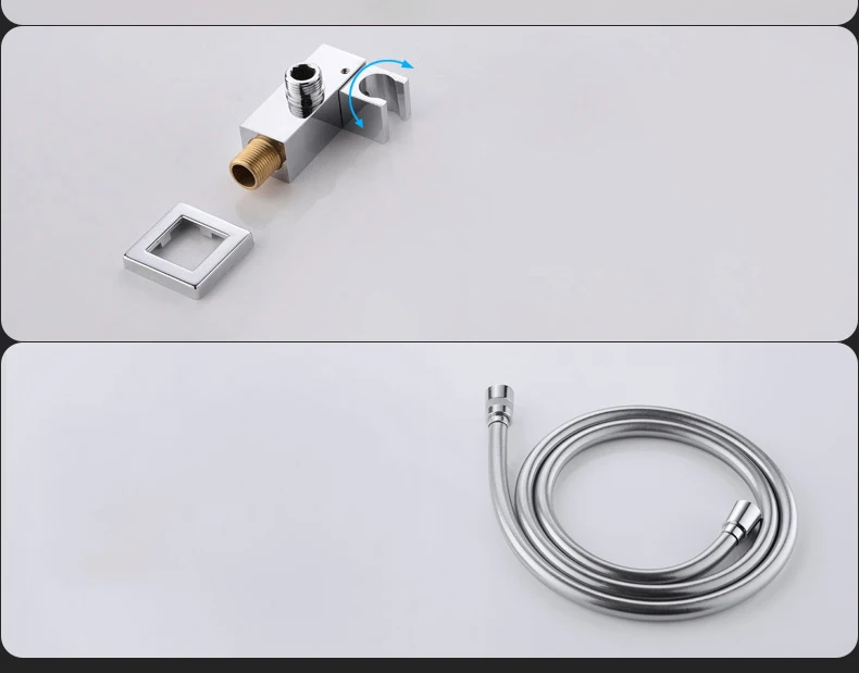 HPB 250x550 см 4 функции настенный водопад Дождь душ набор с handshower холодной и горячей воды смеситель с струей тела HP8012A