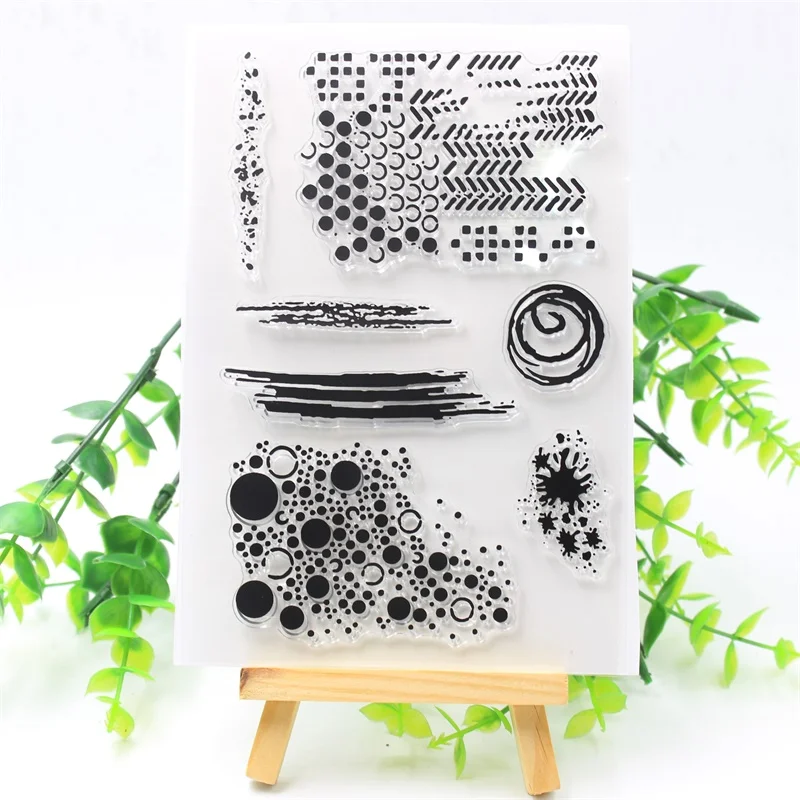 Фон прозрачный чистый силикон штамп/печать для DIY Скрапбукинг/фотоальбом
