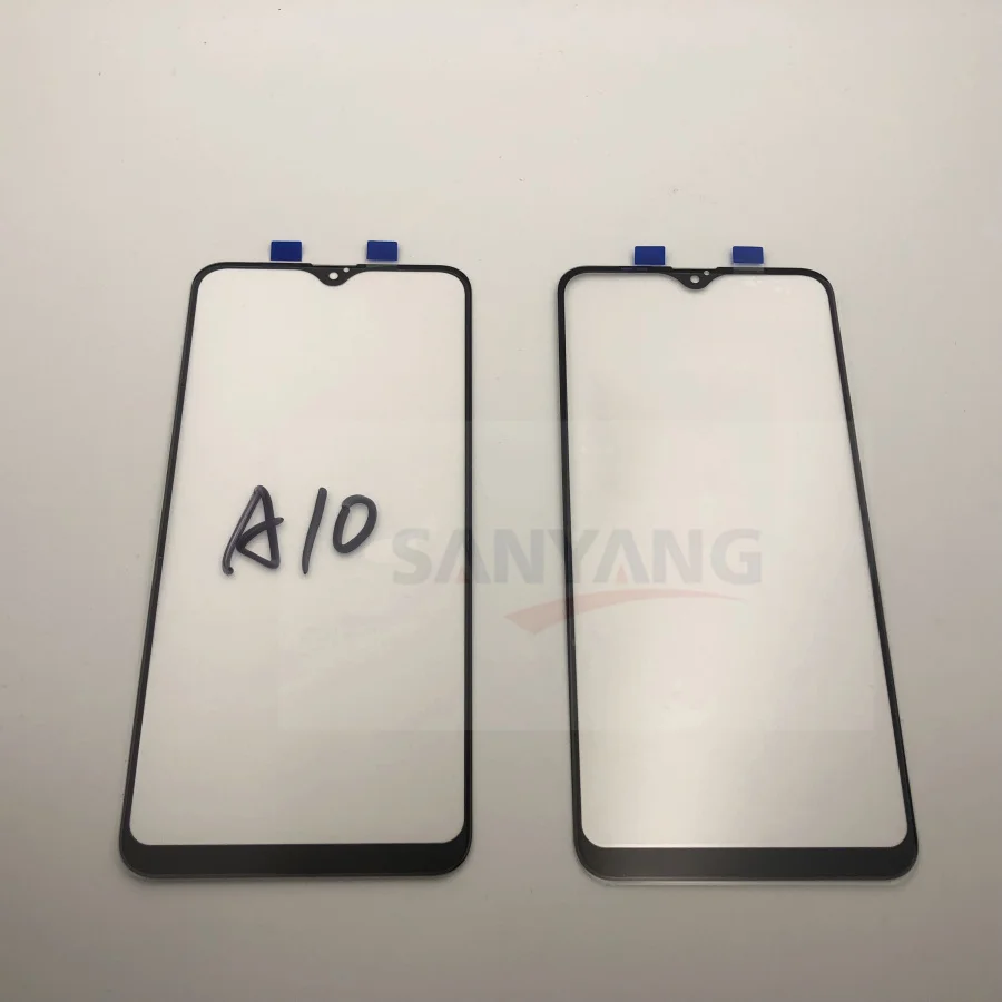 Для Samsung Galaxy A10 A105F SM LCD Сенсорная панель передняя A105 стеклянная внешняя линза
