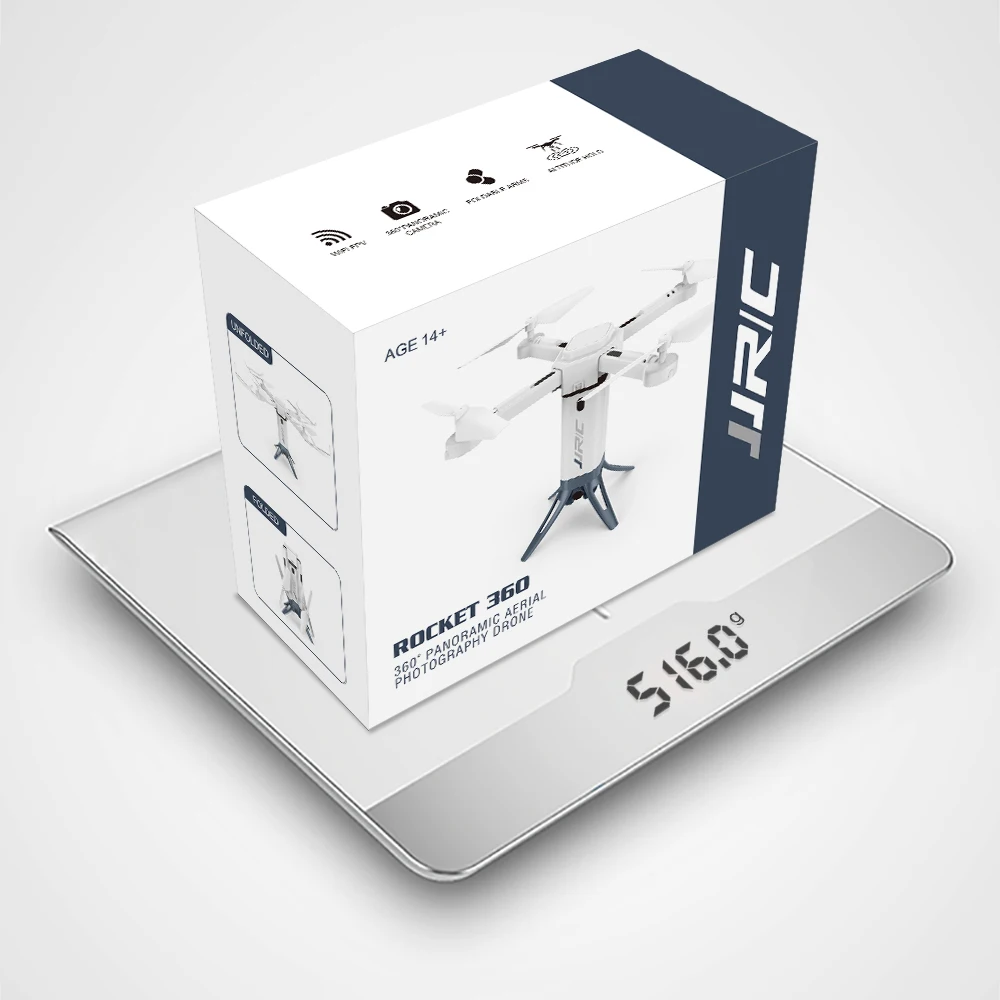 JJRC H51 WI FI FPV RC Дрон с 720P HD Камера вертолет 6 осевой гироскоп 360 ° панорамный антенна