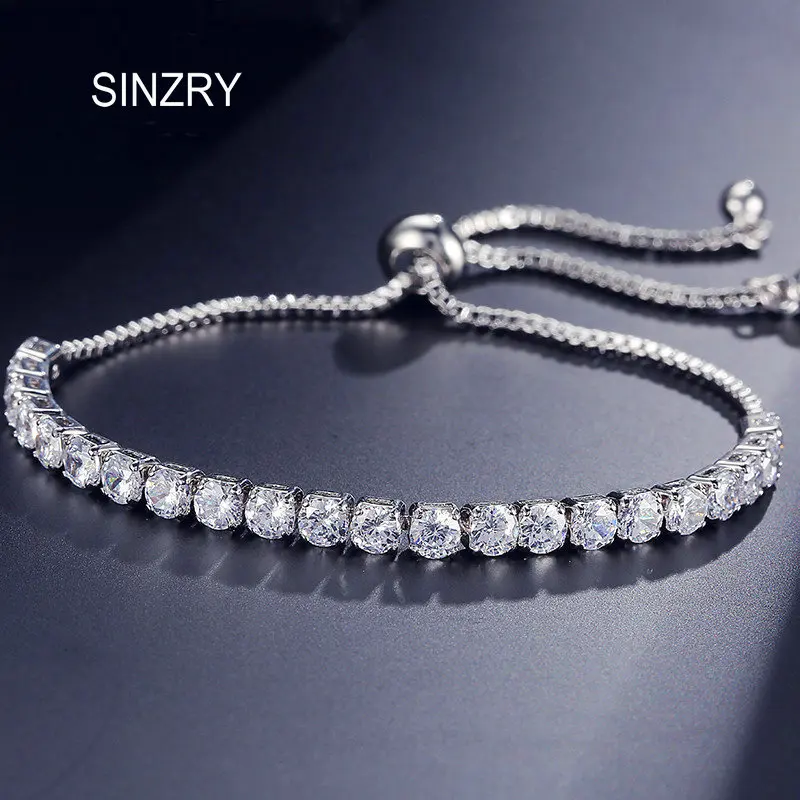 SINZRY оптовая продажа ювелирных изделий огранка кубический циркон 4 мм милые