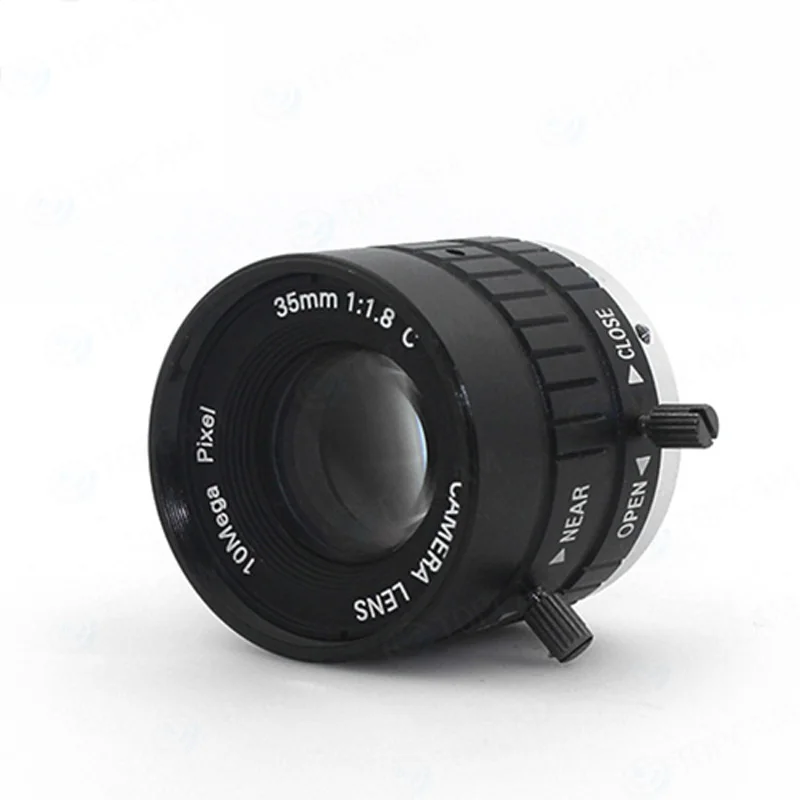 10MP 35mm 1:1.8 HD Fixed Manual IRIS Focus Zoom Lens C Mount for CCTV Camera Industrial Microscope | Безопасность и защита