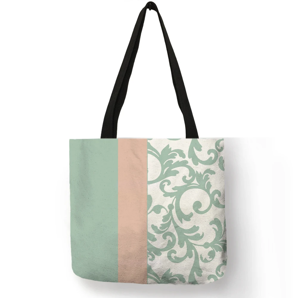 На заказ в виде геометрических фигур с художественным принтом сумки шопперы для