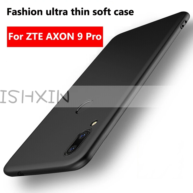 Мягкий чехол для zte AXON 9 Pro, полная защита, Матовый Мягкий силиконовый чехол для zte AXON 9 Pro, Матовые чехлы, ультратонкий Tpu