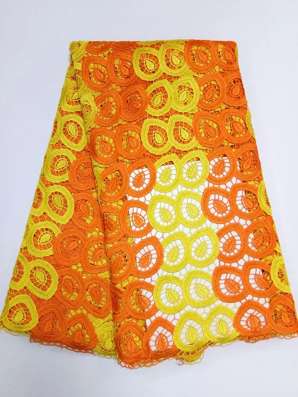 2017 самое новое прибытие Африканский кружева хлопок шнур гипюр кружевной ткани с