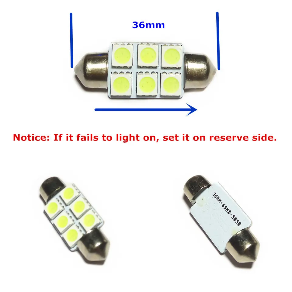 12 В светодиодсветодиодный кристально-синяя автомобильная лампа с двойной иглой