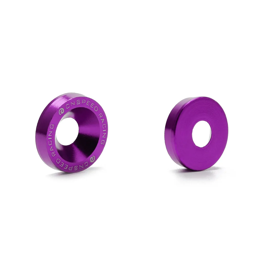 CNSPEED алюминиевые шайбы и болты для крыла автомобиля 6 мм Honda Civic Integra RSX EK EG DC|Гайки