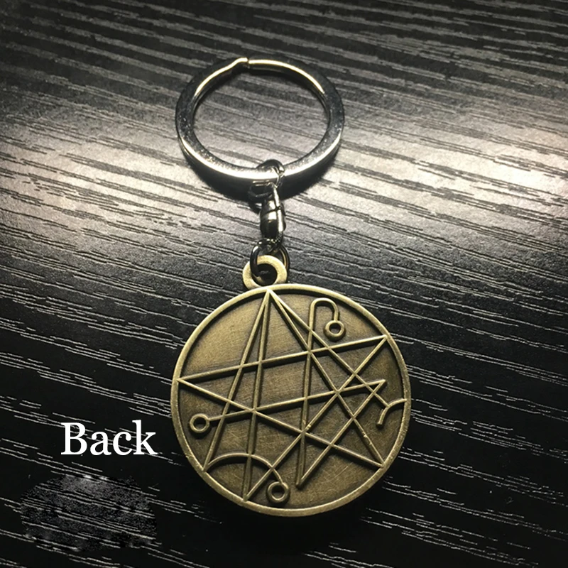 Cthulhu Mythos Keychain for Costume Props COC TRPG The Elder Sign/Sigil Key Chain Christmas Festival Gift | Украшения и