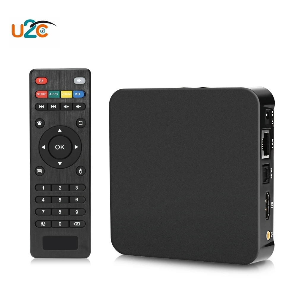 U2C Z - Pro TV Box Android 7.1 Support 4K 2.4GHz WiFi Amlogic S905X/Cortex A53 Set-top Box3D Video/DLNA Multi-media Player | Электроника