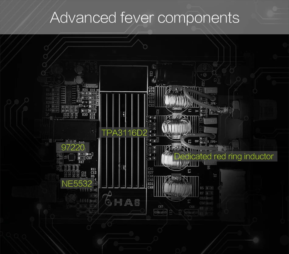KGUSS HA6 chip TPA3116D2 high power digital amplifier fever HIFI stereo desktop small amp | Электроника