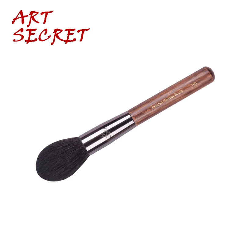 Artsecret 103 профессиональная кисть для пудры, румян, Кисть для макияжа, тонкая белка, смешанный лазер, бревна, алюминиевый наконечник, косметические инструменты