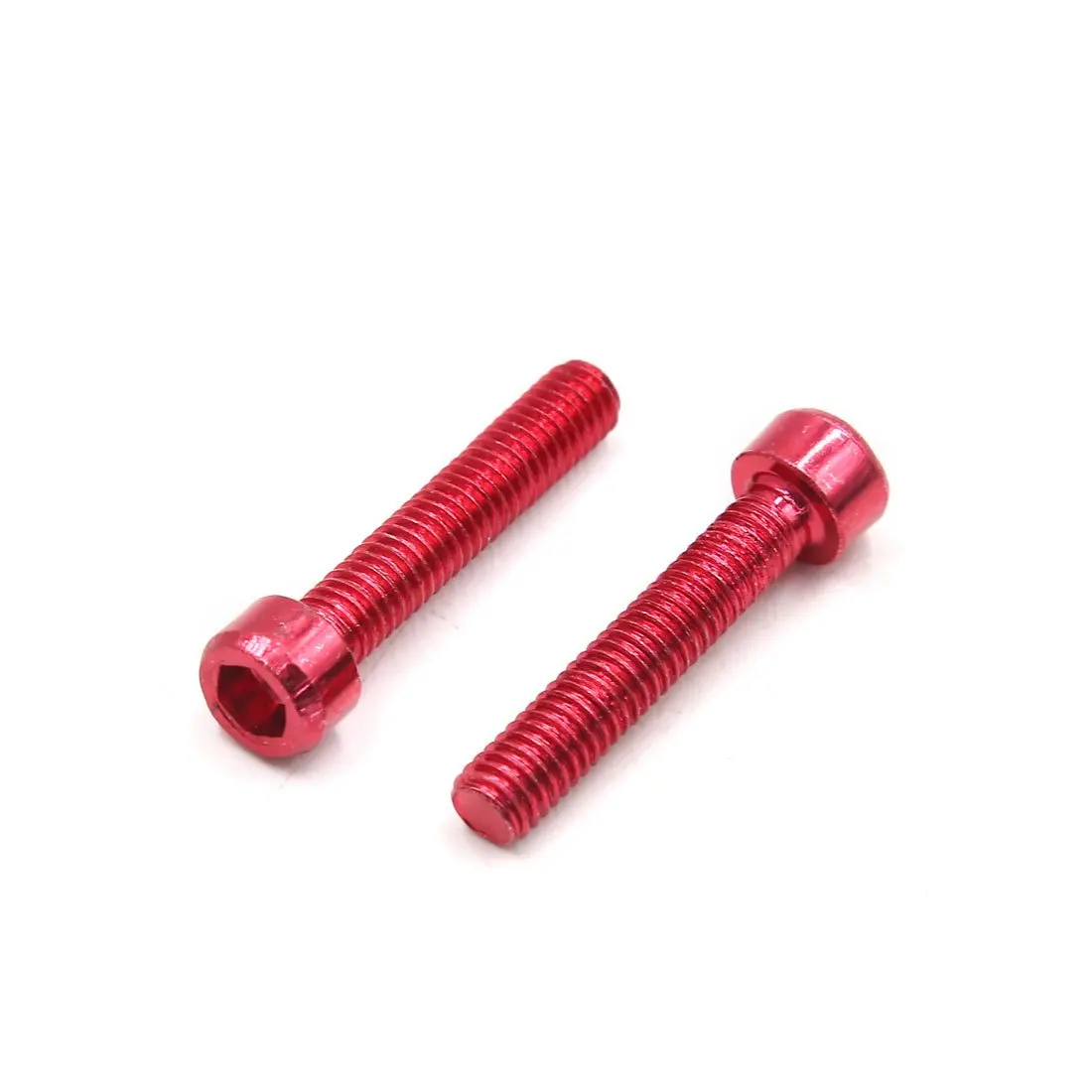 uxcell 12 Pcs Universal Red Metal 6mm Thread Dia Hexagon Bolts Screws for Motorcycle | Автомобили и мотоциклы
