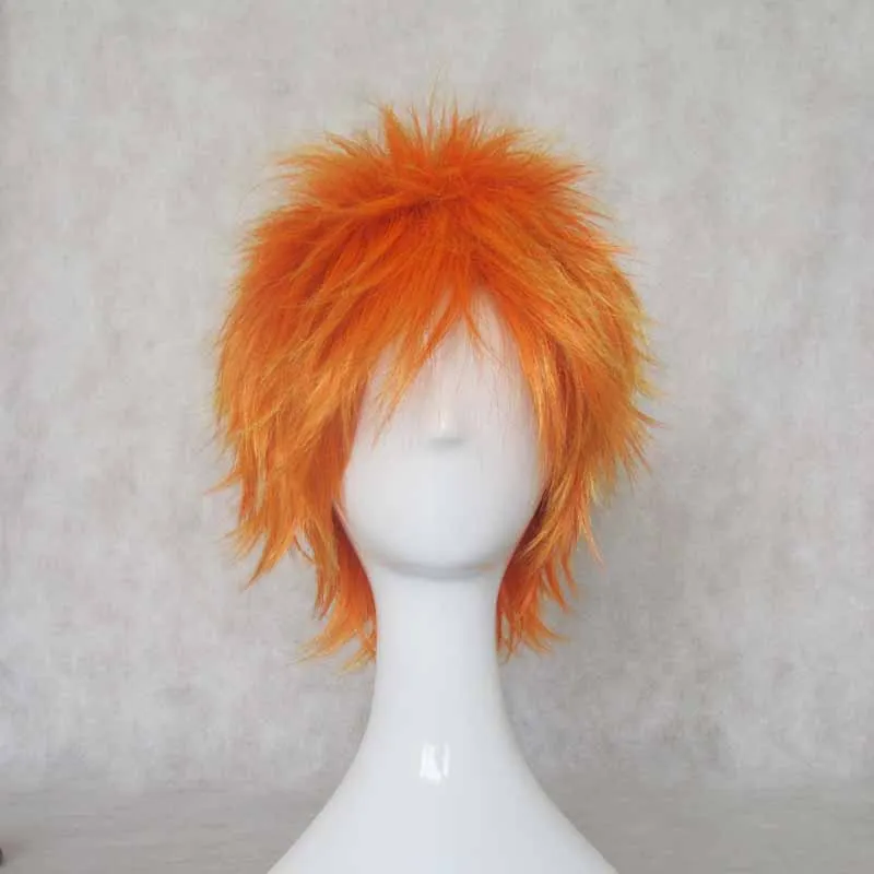 Парик японского аниме BLEACH Kurosaki ichigo, мужской парик для косплея Uchiha Sasuke, оранжевый парик из комиксов-con Irie Shouichi, парик Наруто, Pein парик