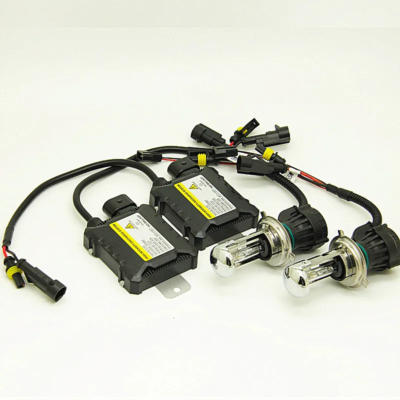 1 комплект 12 В постоянного тока hid двухксеноновый биксеноновый h4 6000k 8000k 43000k H4 55