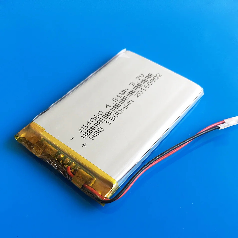 454060 3 7 V 1300mAh литиевая полимерная аккумуляторная батарея Lipo сотовый заменить для
