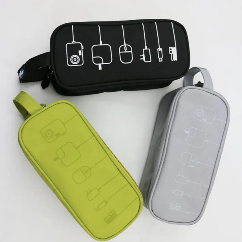 Многофункциональная деловая дорожная сумка для USB кабеля хранения электроники