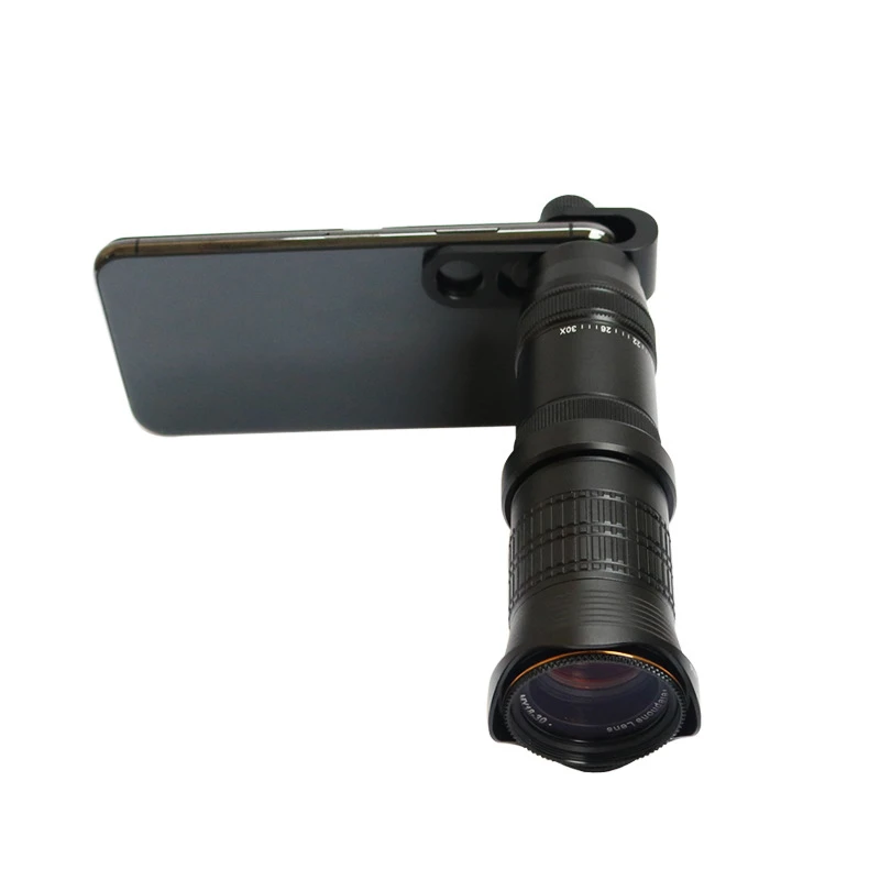 

4K HD 18-30X зум объектив для мобильного телефона монокулярный оптический объектив наблюдение телескопическая съемка