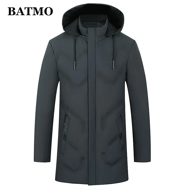 BATMO 2019 Новое поступление зимние высококачественные мужские парки с капюшоном