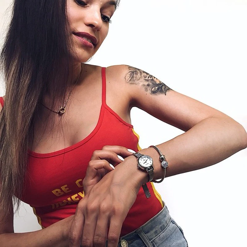 Женские часы RENOS с коробкой простые черные белые розовые наручные модные