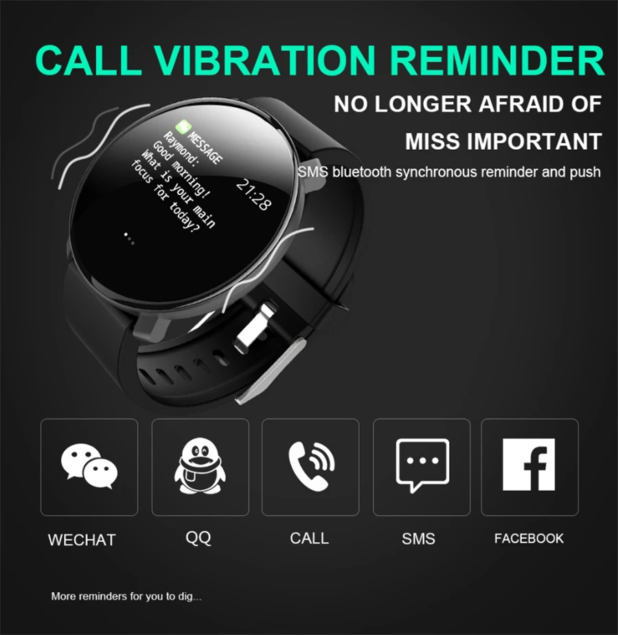 Полный сенсорный M31 smart watch 1,3 дюймовый цветной экран, для здоровья, с экраном частоты сердцебиения, Мониторинг Артериального Давления я спортивный смарт-браслет P68 подарок