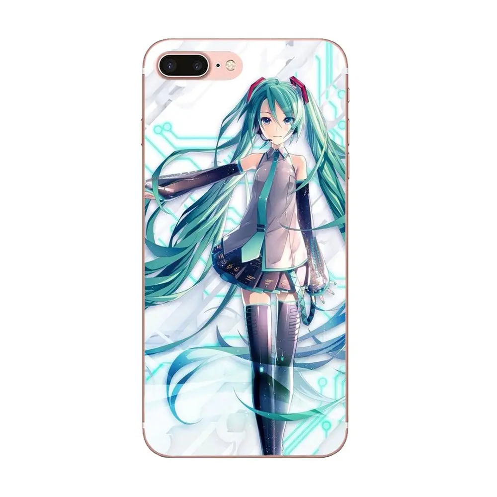 Японский аниме Hatsune Miku Beauty Girl для Huawei P8 P9 P10 P20 P30 Mate 7 8 9 10 20 Lite Plus Pro 2017 мягкий