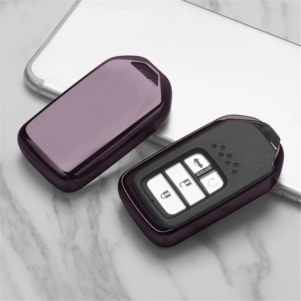 CHSKY Car Styling TPU key Cover Case For Honda XRV CRV Accord Crown Civiv Spirior Fit Jade Accessorie Key Shell | Автомобили и