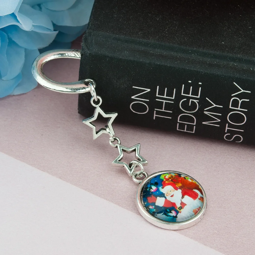 DoreenBeads Рождественская коллекция сплав перо серебристый цвет снеговик Санта