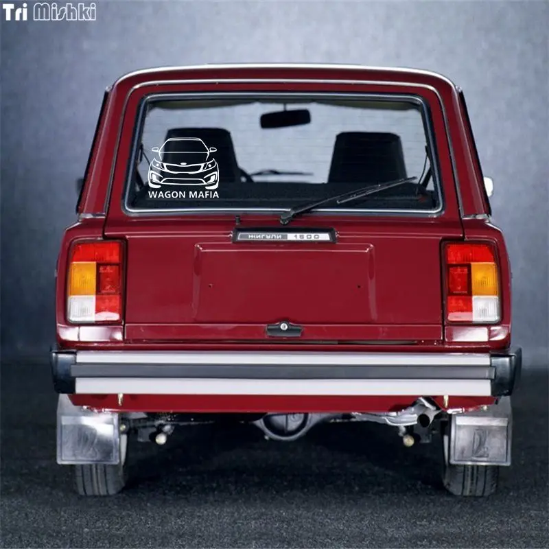 Tri Mishki HZX145 15*17.7см wagon mafia универсал мафия смешная наклейки на авто виниловые