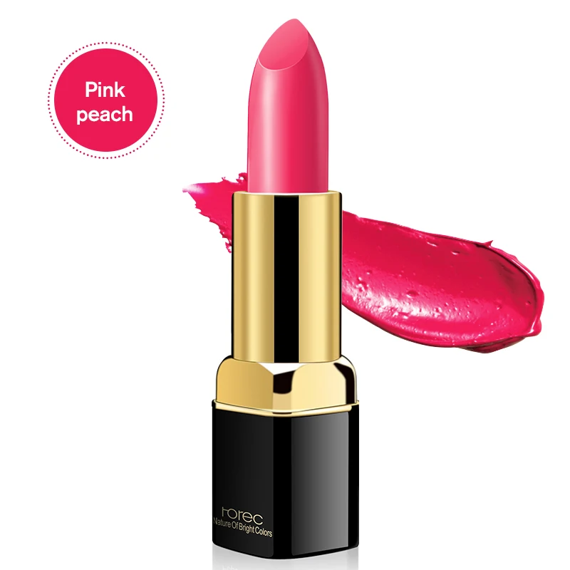 Pink peach ROREC, водостойкая Матовая жидкая помада с эффектом увлажнения, помада для губ, стойкий блеск для губ, гладкая косметика, красота, макияж, Maquiagem Batom - Цвет: Pink peach