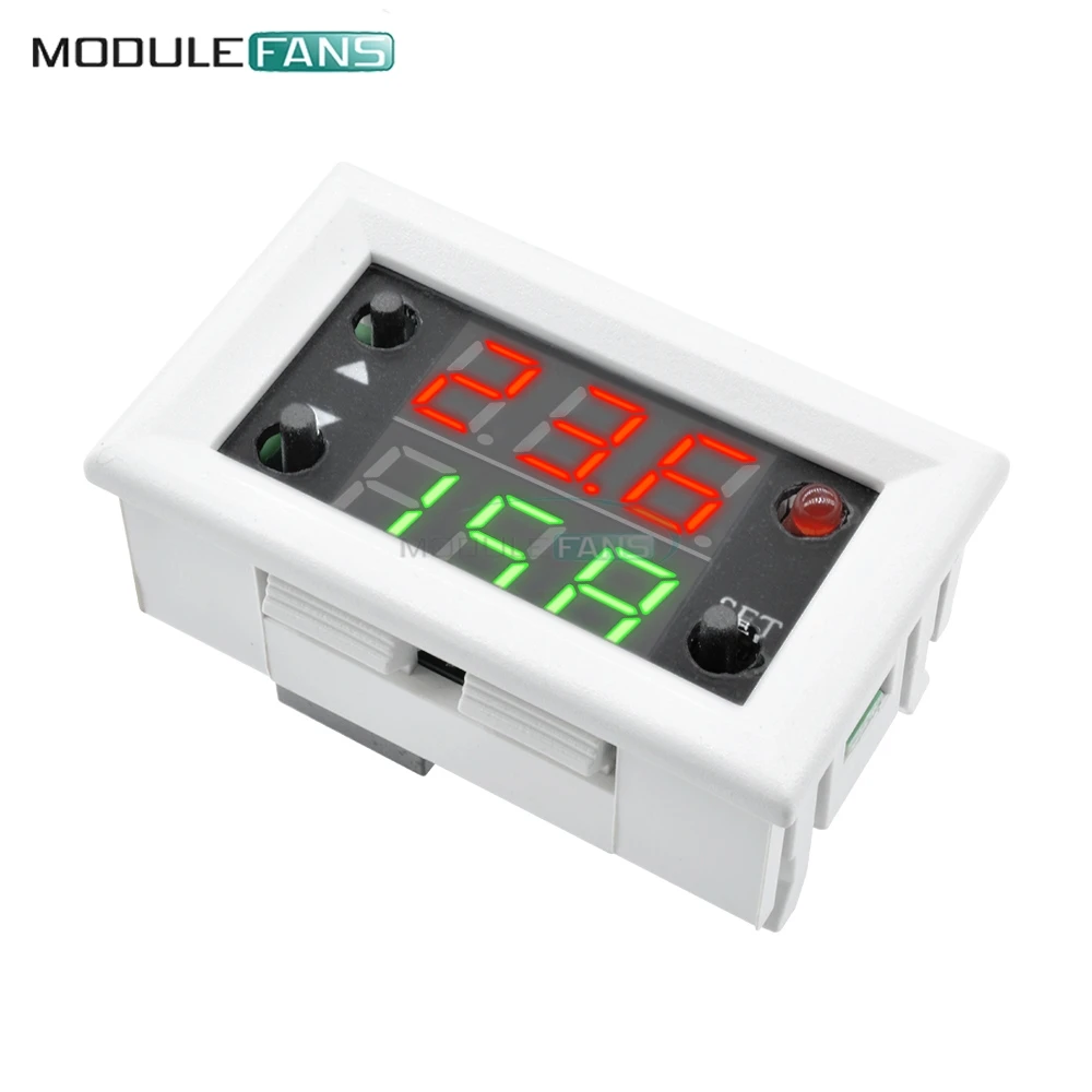 Модуль реле времени с двойным дисплеем 12 В постоянного тока задержкой