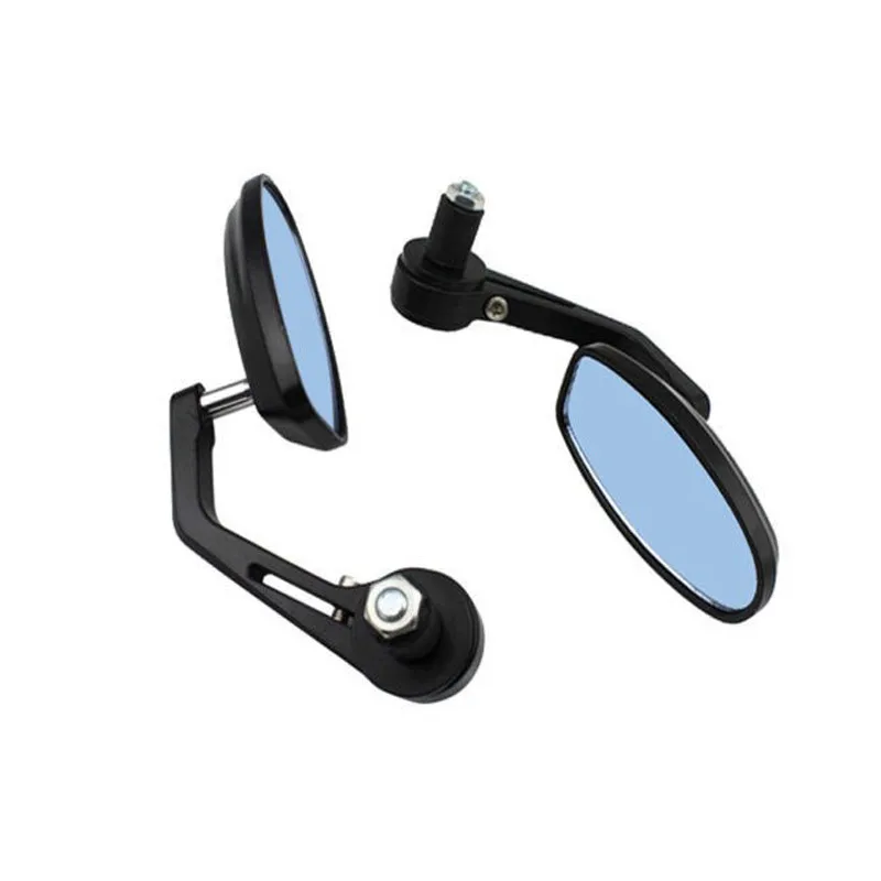 Черные мотоциклетные Задние Зеркала 7/8 дюйма для BOBBER CLUBMAN CAFE RACER BUELL|handle bar end mirrors|bar