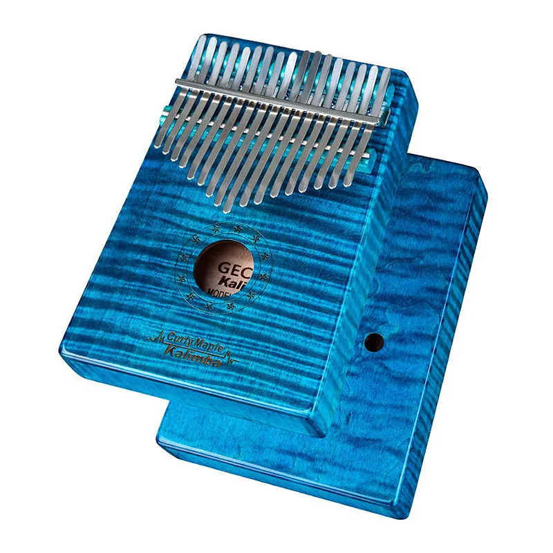 

Пианино GECKO Kalimba, 17 клавиш, высокопроизводительный защитный бокс из ЭВА, молоток для настройки и инструкция для изучения