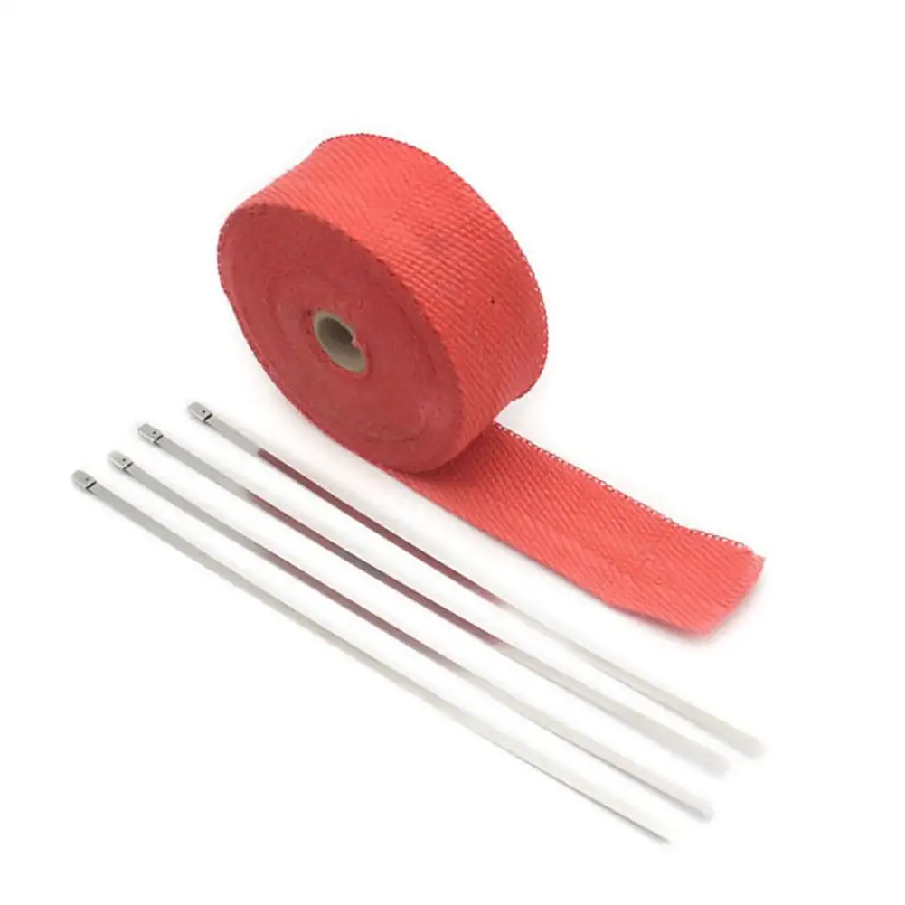 Для автомобиля мотоцикла выхлопной трубы теплоизолятор оберточная лента из