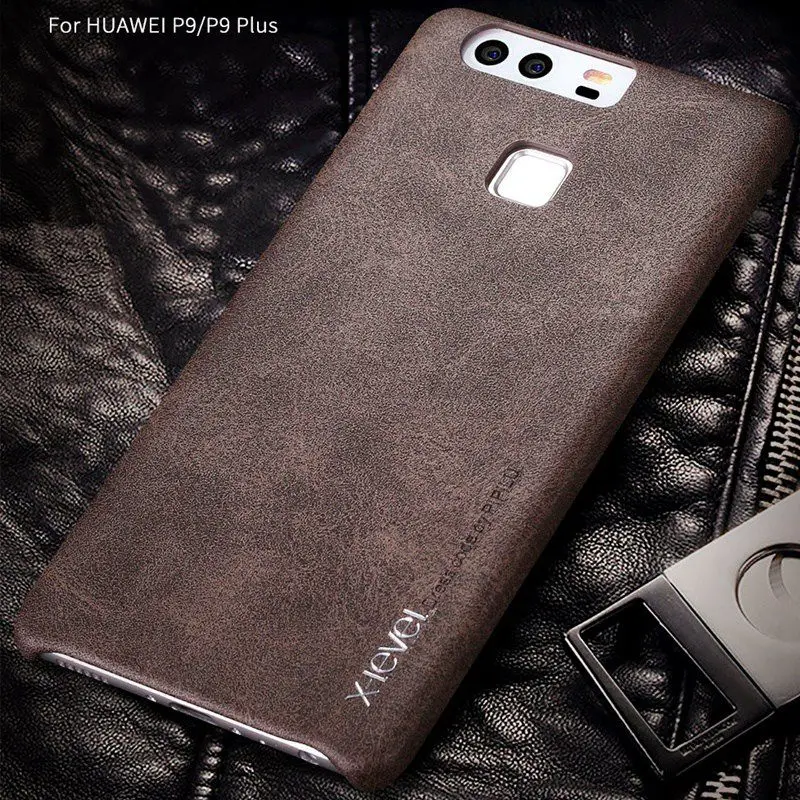 Роскошный кожаный чехол X-Level для телефона Huawei P9 Plus Жесткий Чехол P10 Lite Mate 9 Pro Nova 2