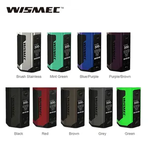 Русский Дом WISMEC рел RX GEN3 300 Вт TC бокс мод 300 Вт максимальный выход и 1,3 дюймовый oled-дисплей No18650 батарея Vape Box VS dual