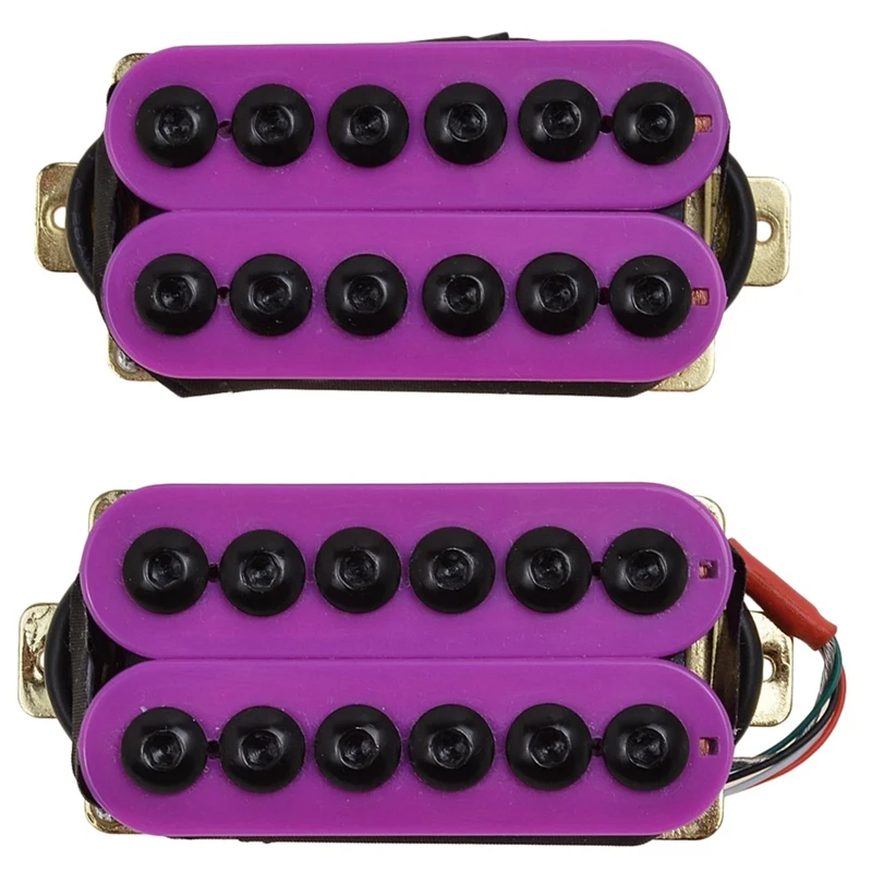 2 шт. металлические пикапы с двойной катушкой мостовой шеей Humbucker для