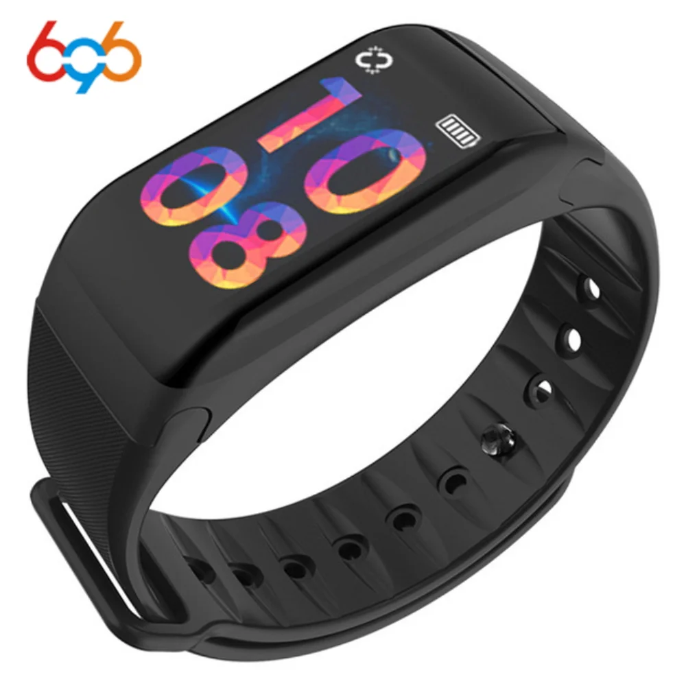 696 F1plus Смарт Браслет спортивный силиконовый браслет приборы для измерения
